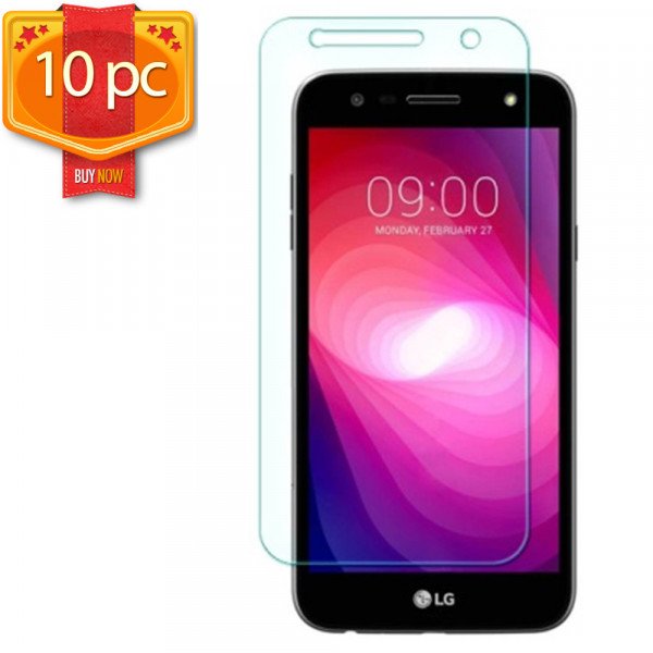 Wholesale LG X Power 2, Fiesta LTE, X Charge Tempered Glass Screen Protector 10pc (10pc Package)